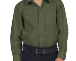 Boy&#39;s Olive Long Sleeve Casual Button Down Toddler Kids Dress Shirt - 14 - $15.83
