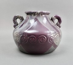 Tony Evans 1987 Signed Vintage Raku Studio Art Pottery Vase With Handles - £204.95 GBP