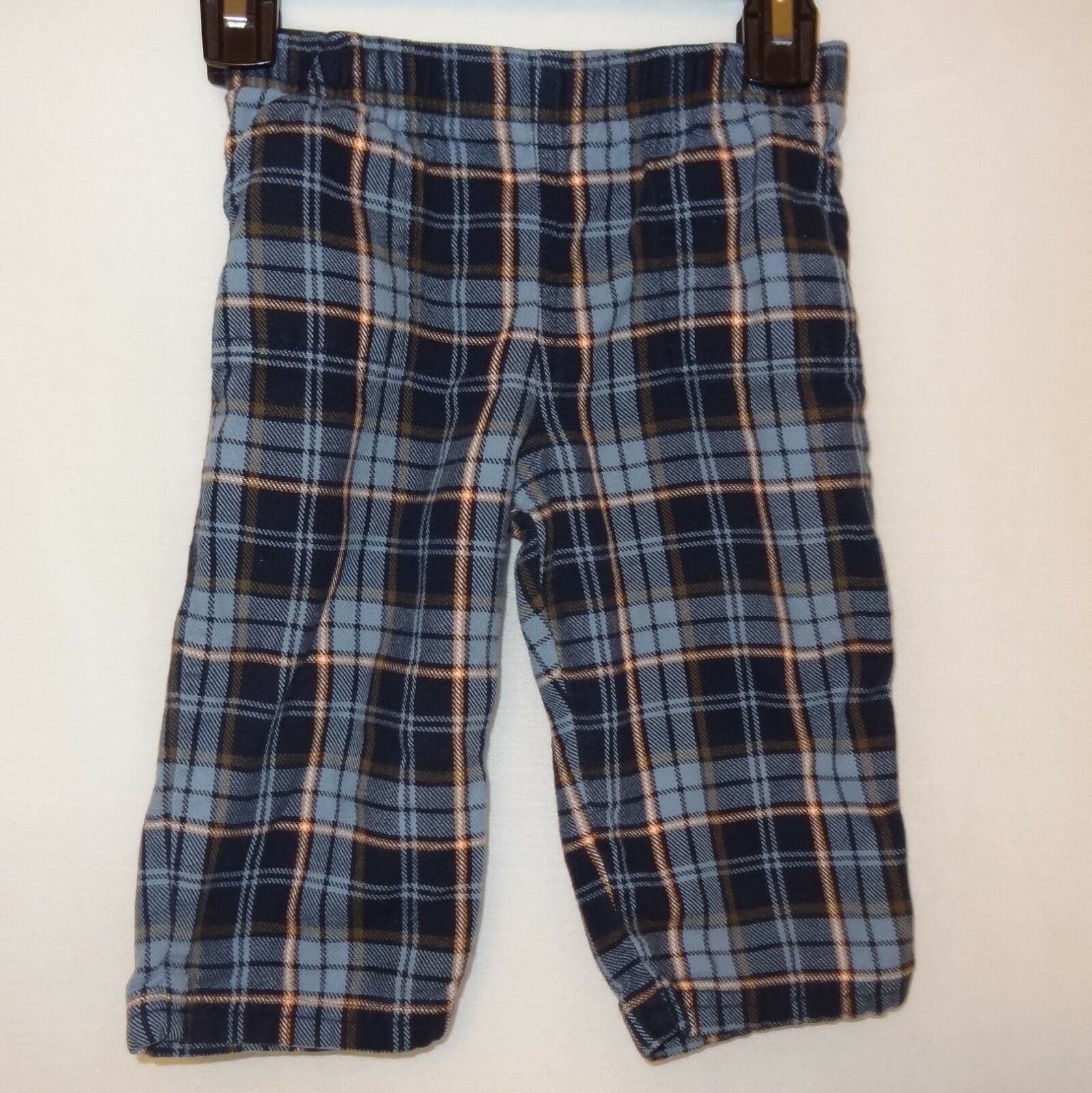 Primary image for Plaid Pajama Bottoms Blue Size 12 to 18 Months  L L Bean