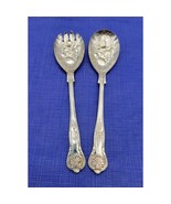 Sheffield EPSA1 Kings Pattern Silverplate Salad Server Set 2 England Vtg - €34,35 EUR Sheffield EPSA1 Kings Pattern Silverplate Salad Server Set 2 England Vtg - €34,35 EUR
