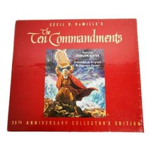 Ten Commandments VHS Charlton Heston Deluxe Restored Edition WS 1992 New - £24.47 GBP