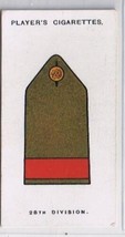 John Player Army Corps Divisional Signs 23 28th Regular Cigarette Card - $2.96