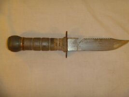 Handmade Bowie Knife 420 Stainless Steel, Steel handle Missing Compass 8... - €20,13 EUR