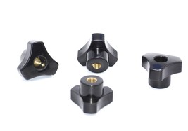 8mm Clamping Knob  3 Lobe  40mm OD  Durable Bakelite Corrosion Resistant - £8.72 GBP+