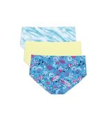No Boundaries Juniors No Show Blooms/Lime/Wash Hipster Panty 3pk Size Sm... - $16.13 CAD