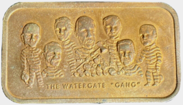 1973 Watergate Gang Bronze Art Bar Coin Vintage Joke Sandal Jail Prison - $9.90