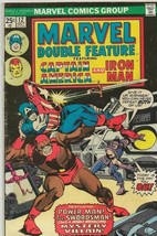 Marvel Double Feature #12 ORIGINAL Vintage 1975 Marvel Comics Capt America - £11.59 GBP