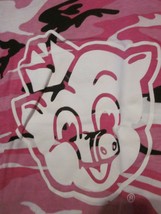 Nwt Piggly Wiggly &quot;I&#39;m Big On The Pig&quot; Pink Camo Short Sleeve Tee Size Youth S - £14.38 GBP