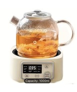 Small Teapot Kettle Easy Multi Use All Glass Household Coffee Tea Warmers - £50.01 GBP