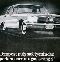 1961 Pontiac Tempest Advertisement Automobilia Classic Vintage Car DWII32 - $19.99