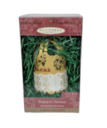 Hallmark Keepsake Ornament Ringing In Christmas Paper Bell Laser Gallery... - $13.86