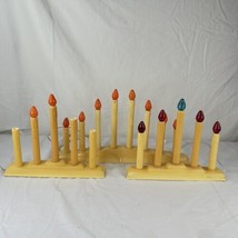 Lot 3 Vtg Noma Christmas Candle Dripping Candelabra Candolier Holiday Decoration - £55.52 GBP