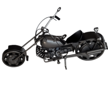 Large Scrap Metal Motorcycle Sculpture Steel Bike Nuts and Bolts Chopper Art HD - £27.24 GBP