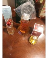 Lot of 3 VTG Avon Christmas Cologne Perfume Bottles - $5.89