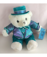 2004 Dan Dee Keepsake Memories Teddy Bear Metallic Blue &amp; Purple 20&quot; Plush - €10,81 EUR