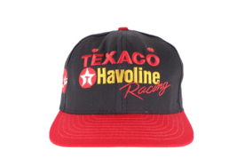 Vtg 90s NASCAR Ernie Irvan Texaco Havoline Racing Spell Out Snapback Hat Cap USA - £23.70 GBP