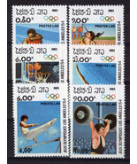 ZAYIX Laos 429-434 MNH Olympics Sports Games Hurdling Diving 101623S42 - £3.34 GBP