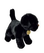 Aurora Miyoni Black Labrador Puppy Dog Plush Stuffed Animal 2021 9&quot; - $19.81