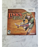  NINTENDO Wii  LINK&#39;S CROSSBOW TRAINING VIDEO GAME &amp; MANUAL COMPLETE ZELDA - £7.44 GBP