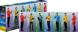 Star Trek The Original Series Main Cast 1000 Piece Slim Line Puzzle NEW SEALED - £15.24 GBP