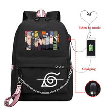 Anime Backpack Boys Girls Schoolbag Women Canvas Harajuku Travel Bags Casual Lap - £27.97 GBP