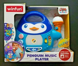 NEW: Winfun Penguin Karaoke Music Player with Microphone. Kids Fun - £12.82 GBP