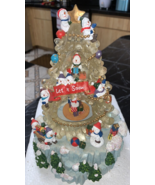 San Francisco Music Box Let It Snow Resin Lucite Looking Winter Wonderla... - $66.98 CAD