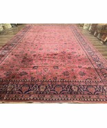 Turkish Sparta Rug 10x16 – Red Hand-Knotted Wool Antique Carpet - $3,900.00