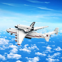 AN-225 Carrierplane Buran Orbiter Spacecraft 1:110 Model MOC Building Blocks Set - £220.06 GBP
