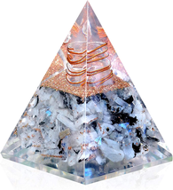Inspirational Orgonite Pyramid Calmness – Growth – Strength – Healing Crystal Ge - £38.42 GBP