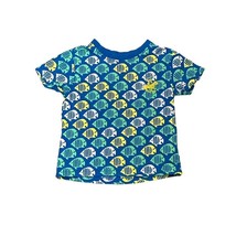 Beverly Hills Polo Club Size 2 Little Boy&#39;s Tropical Fish Shirt Blue Yellow Whit - £7.76 GBP