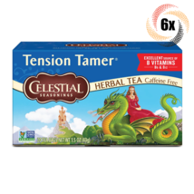 6x Boxes Celestial Seasonings Tension Tamer Herbal Tea | 20 Bags Each | 1.5oz - £28.32 GBP