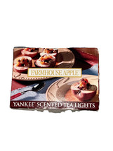 Yankee Candle Scented Farmhouse Apple 12 Tea Lights Home Garden Bath New - $343.18 MXN