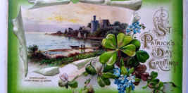 St Patricks Day Postcard Shane&#39;s Castle Antrim Ireland John Winsch Back ... - £13.88 GBP