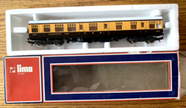 Vintage LIMA (Italy) HO Train 5322 GWR Yellow/Brown Restaurant Car Coach 9542 - £23.66 GBP