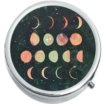 Phases Of The Moon Medicine Vitamin Pill Box - $11.65