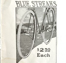 Goodyear Bicycle Tires Blue Streaks 1917 Advertisement Antique Bikes DWII10 - $19.99