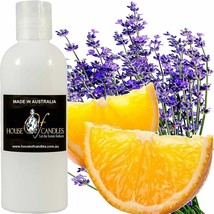 Sweet Orange &amp; Lavender Scented Body Wash/Shower Gel/Bubble Bath/Liquid Soap - £10.39 GBP+