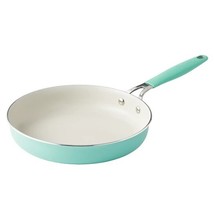 Pioneer Woman ~ Classic ~ 10&quot; Skillet ~ Green ~ Non-Stick ~ Enamel ~ Fry... - $50.00