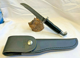 Vtg 1971-1986 Buck 105 Pathfinder Hunting  Black Fixed Blade Knife In Sh... - £135.85 GBP
