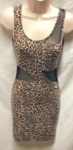 Charlotte Russe Womens Sz M Animal Print sleeveless form fitted  - $12.86