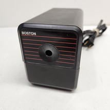 Vtg Boston Model 18 Pencil Sharpener Electric Black Red Stripes USA Made... - £11.34 GBP