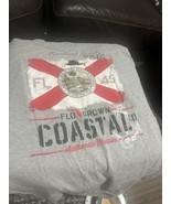 FloGrown Authentic Florida Gray Cotton T-Shirt Men&#39;s XL - $29.70