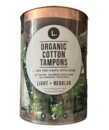 L Organic Cotton Tampons 5 Light and 10 Regular Compact 15 Total - £9.33 GBP