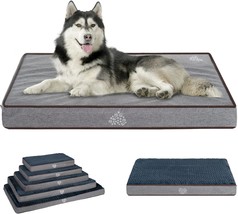 Dog Bed Soft Crate Pad Mat Reversible Cool &amp; Warm, Washable Comfy Kennel... - $45.99