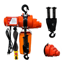 Electric Chain Hoist Winch 1Ton, 10Ft Wired Remote Control W/Emergency S... - $851.85