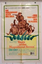 Guns Of The Magnificent SEVEN-1969-ONE Sheet VG/FN - £44.66 GBP