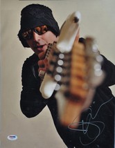 Joe Satriani Signed Photo - Chickenfoot - Steve Vai - Kirk Hammett - Surfing Wit - £151.07 GBP