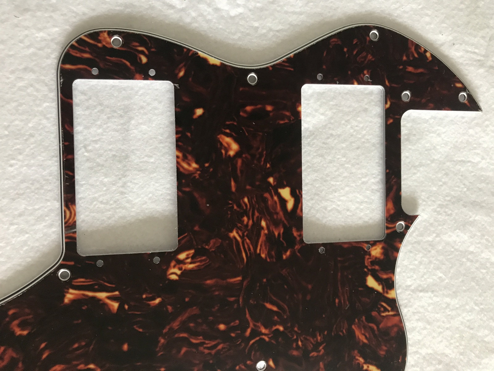 For Tele Classic Player Thinline Guitar Pickguard Scratch Plate,Brown ...