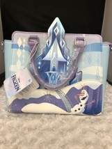 Loungefly Disney Frozen Princess Castle Cross Body Bag NWT! Elsa Anna Olaf - $69.99